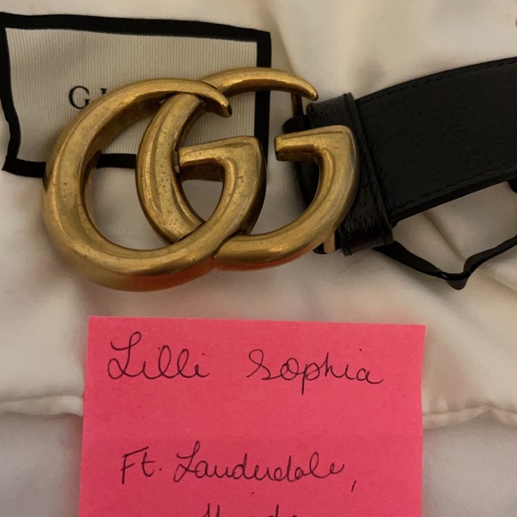 EUC Double G Gucci Marmont Belt - Picture 4 of 4